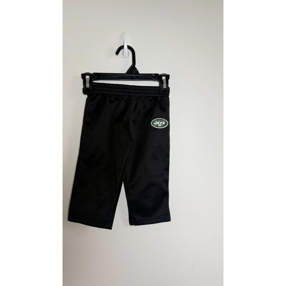 New York Jets NFL Toddler Boys Black Athletic Pants Size 12M Football